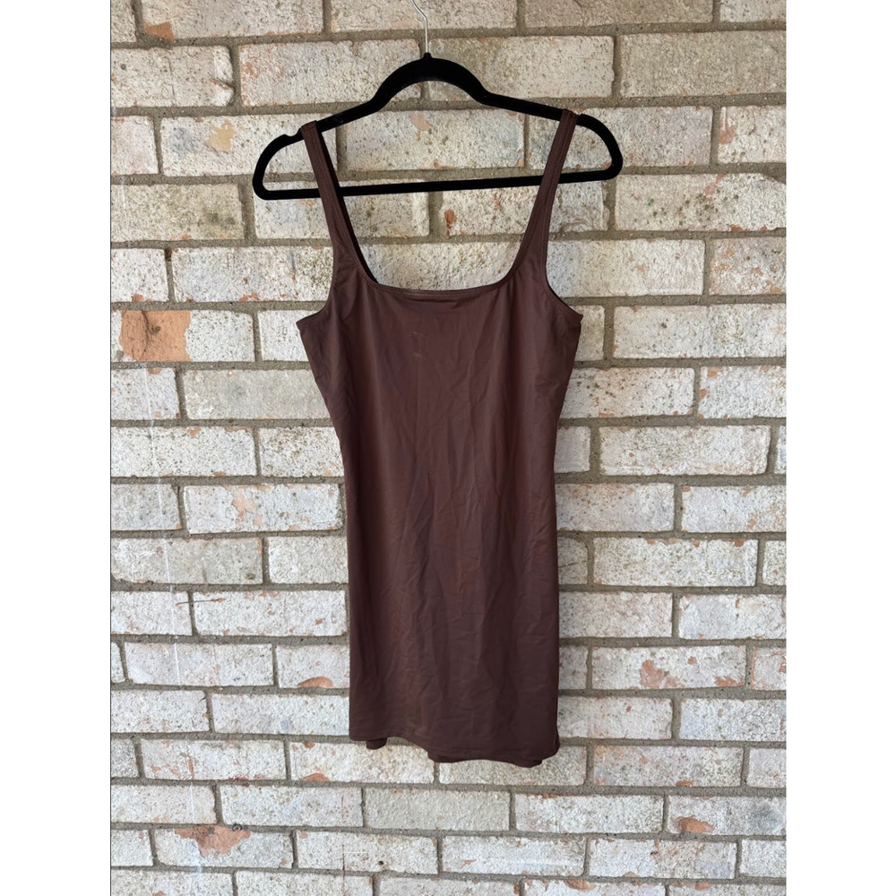 SKIMS Women’s Brown Swim Dress XL NWT